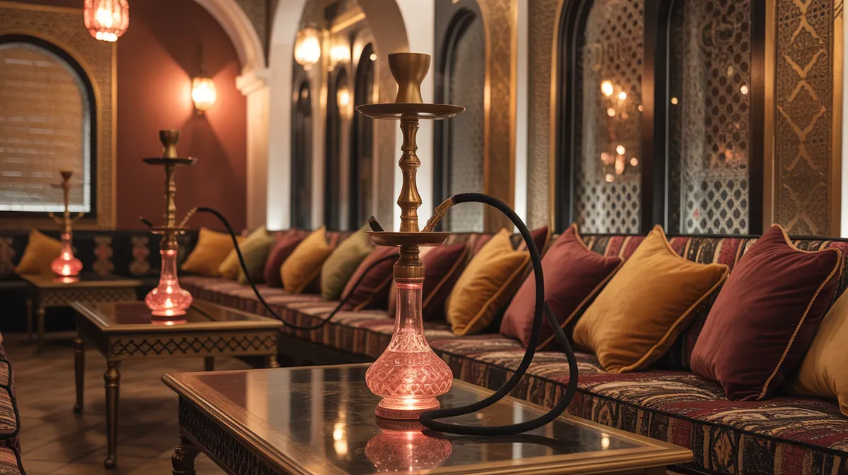 Best Hookah Lounges San Fernando Valley Blog Feature Image Elegant hookah lounge at House of Legends Encino
