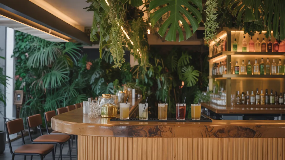 Best Kava Bars Los Angeles Blog Feature Image Modern botanical bar serving premium kava at House of Legends Encino