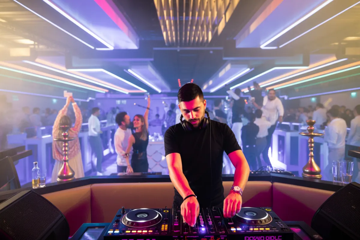 DJ Night Event Photography DJ Night: Electronic Vibes at House of Legends Encino - High-energy DJ sets with cocktails, hookah, and dancing