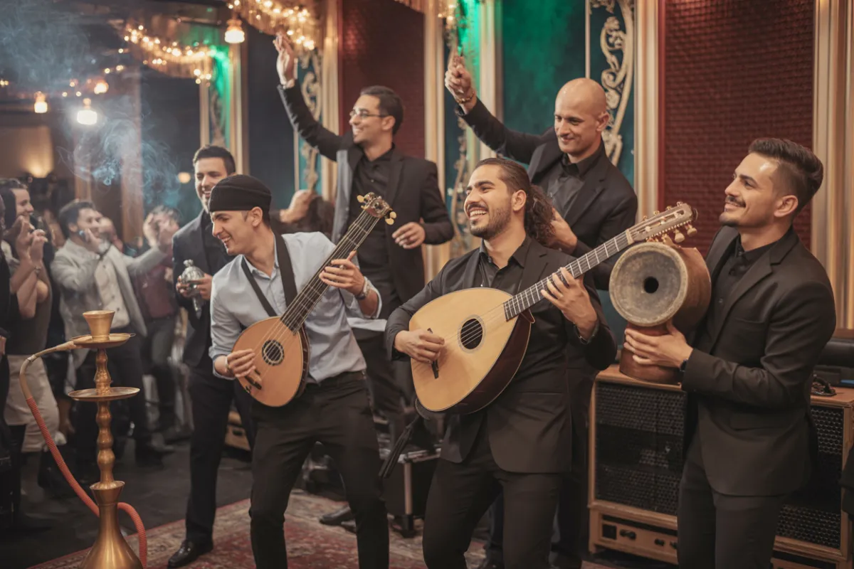 Mediterranean Band Event Photography Mediterranean Groove at House of Legends Encino - Live bands bringing Mediterranean and world music fusion