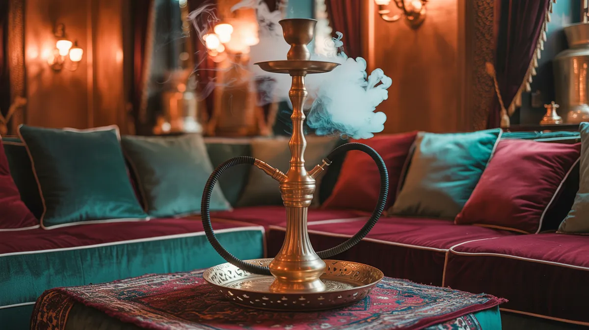 Hookah Hero Hookah Experience Photo Premium hookah service at House of Legends with elegant lounge styling and rich smoke