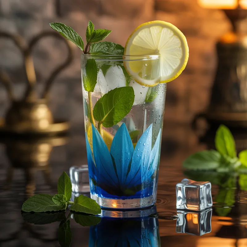 Blue Lotus Iced Tea at House of Legends