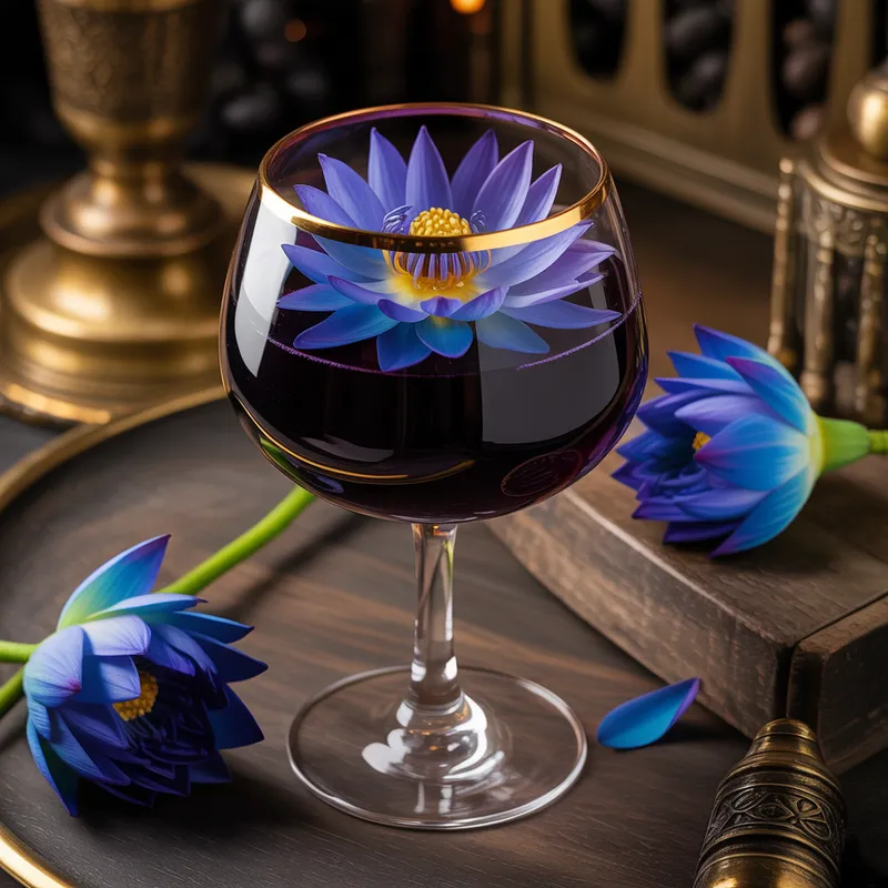 Blue Lotus Wine-Style at House of Legends