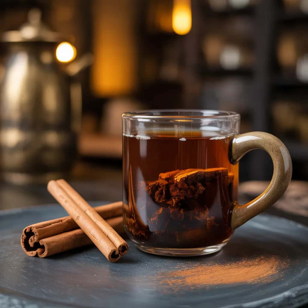 Botanical Chaga Menu Image Chaga Immunity - Wild-harvested chaga, cinnamon, maple.