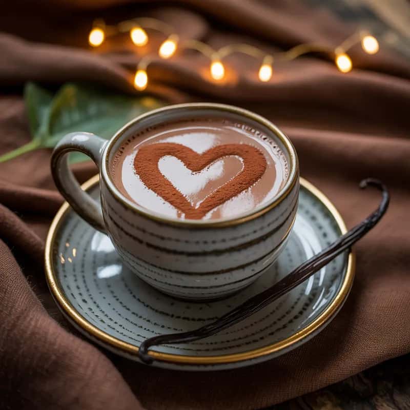 Botanical Damiana Cacao Menu Image Damiana Cacao - Damiana blended with ceremonial cacao and vanilla.