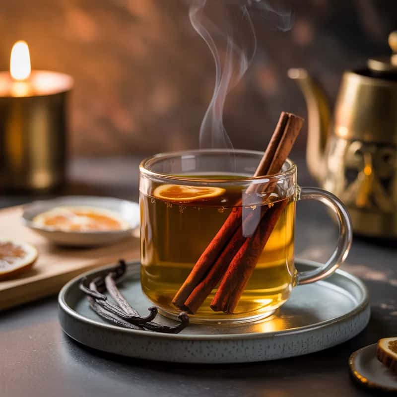 Botanical Damiana Vanilla Menu Image Damiana Vanilla Cinnamon - Damiana infused with Madagascar vanilla and Ceylon cinnamon.