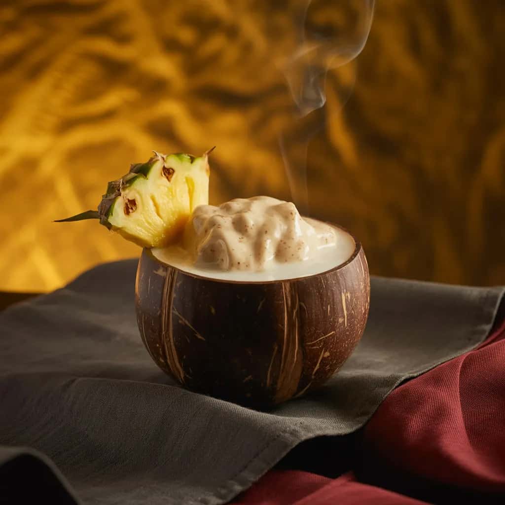 Botanical Kava Colada Menu Image Kava Colada - Kava blended with coconut cream and pineapple.