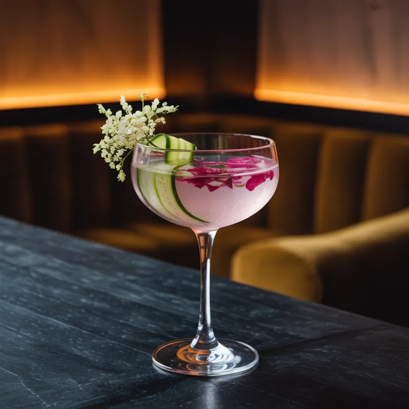 Persian Garden Cocktail Menu Image Full Craft Cocktail Program - Beyond basic mixed drinks, we offer Persian Garden signature cocktails, curated wines, craft beers, and extensive mocktail options. Our bar program rivals dedicated cocktail lounges. at House of Legends Mediterranean restaurant and hookah lounge in Encino