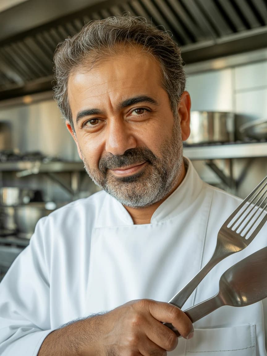 Chef Ali Team Portrait Chef Ali Rezaei, Executive Chef & Co-Owner at House of Legends